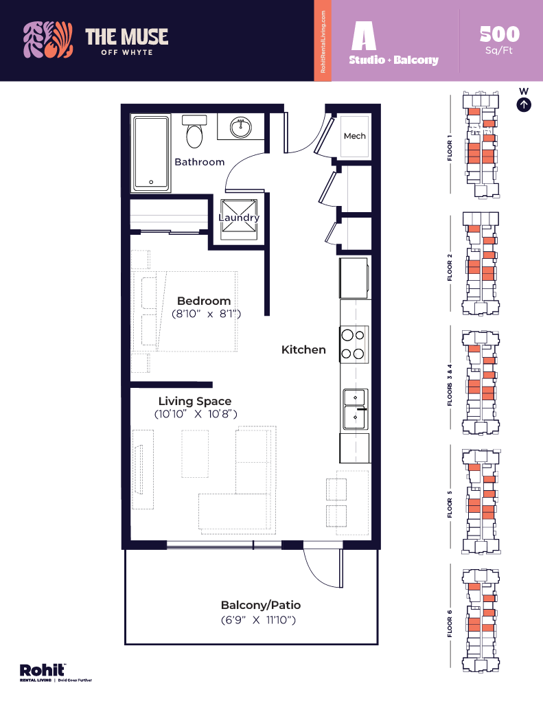 10119 - 85 Ave NW 1 Bed Apartment for Rent - Photo Gallery 8